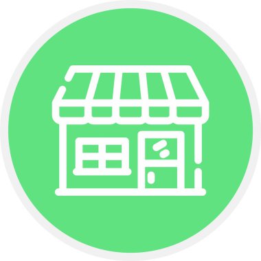 dükkan satırı vektör tasarımı