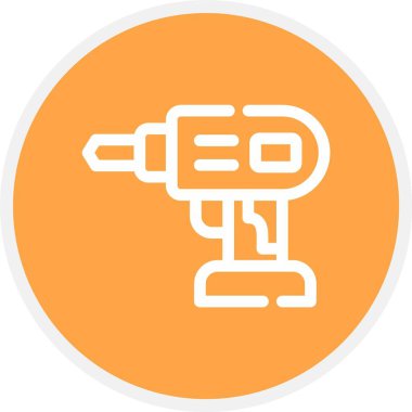 Bir robot simgesinin vektör illüstrasyonu