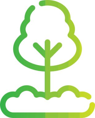 Bir ağacın vektör illüstrasyonu