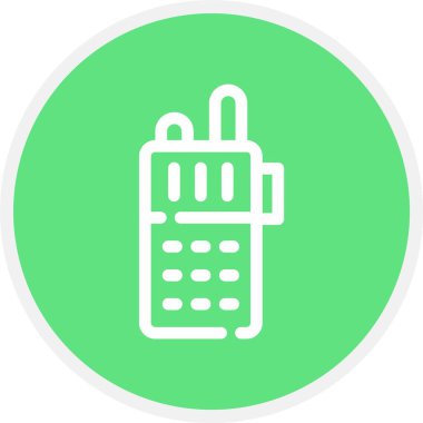 Modern hesap makinesinin vektör çizimi