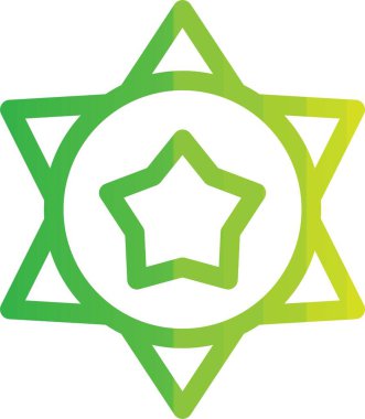 Yıldız. Web simgesi basit tasarım