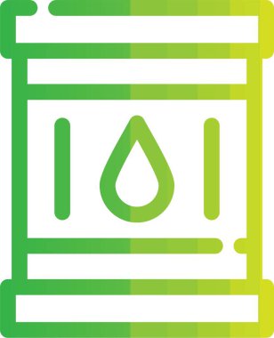 Yeşil yaprak simgesinin vektör illüstrasyonu