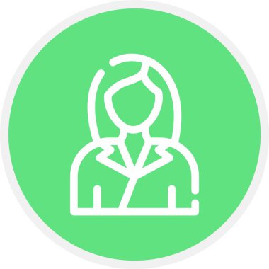 Vektör Avatar Simgesi illüstrasyonu