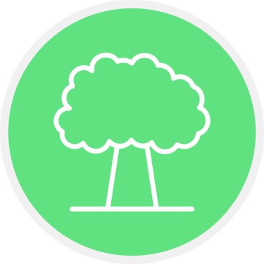 Vektör Ağacı Simgesi illüstrasyonu