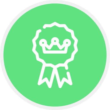 Ödül simgesi soyut arkaplanda izole edildi