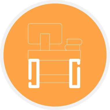 Benzersiz klima vektör çizgisi simgesi