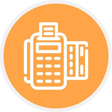 Telefonunuz var. Web simgesi basit illüstrasyon