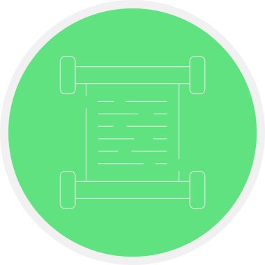 yeşil ve kırmızı simge, vektör illüstrasyonu