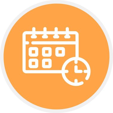 vektör Takvimi Simgesi illüstrasyonu