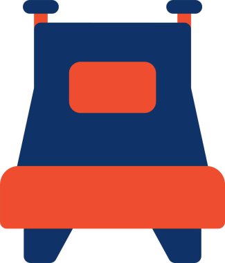 Kırmızı bir arabanın vektör çizimi