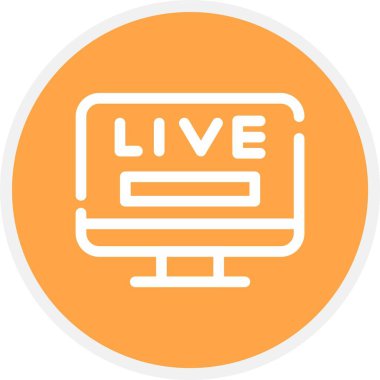 canlı vektör glyph daire renk simgesi tasarımı