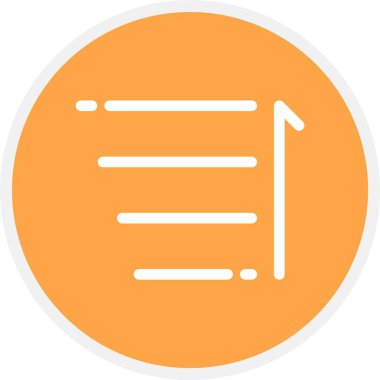 Belge simgesinin vektör illüstrasyonu