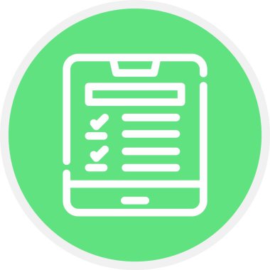 Belge simgesinin vektör illüstrasyonu