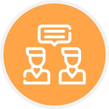 İnsan simgesinin vektör illüstrasyonu