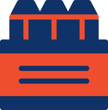 Bir trenin vektör illüstrasyonu