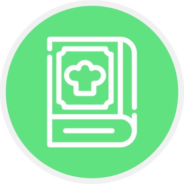 Şef şapkası, illüstrasyon, vektör, beyaz arka planda..