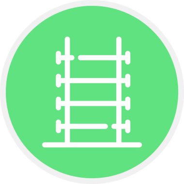 Merdiven simgesinin vektör illüstrasyonu