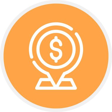 Para için. Web simgesi basit tasarım