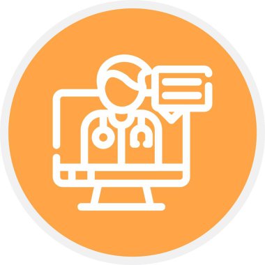 Seo simgesinin vektör illüstrasyonu