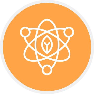 Eşsiz Atom Vektör Satırı Simgesi