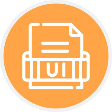 Dizin modern simgesinin vektör illüstrasyonu