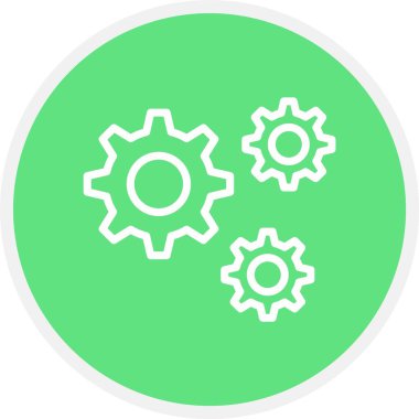 güzel çark kabartma vektör simgesi