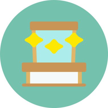 Bir saatin vektör illüstrasyonu