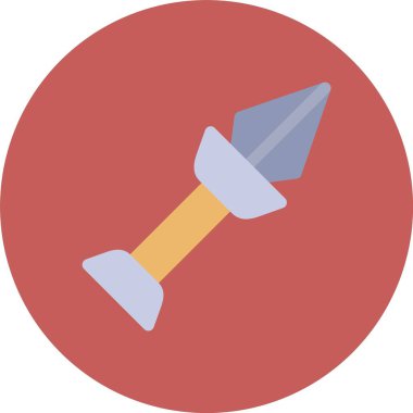 Bir roket simgesinin vektör çizimi