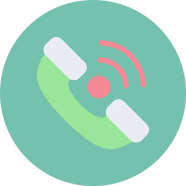 Çağrı merkezi simgesi. Basit resimleme