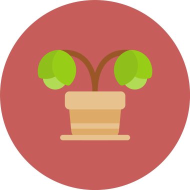 Kaktüs simgesi vektör illüstrasyonu