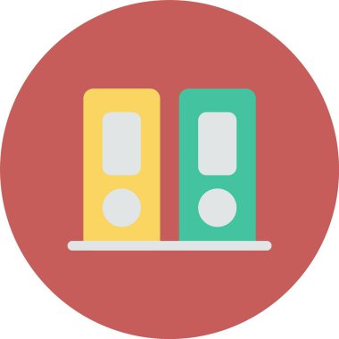 vektör eğitimi düz çember simgesi