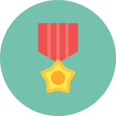 askeri rozet vektör simgesi