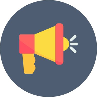 Hoparlör simgesi, vektör illüstrasyonu