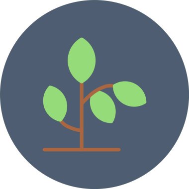 vektör ağacı düz biçim simgesi