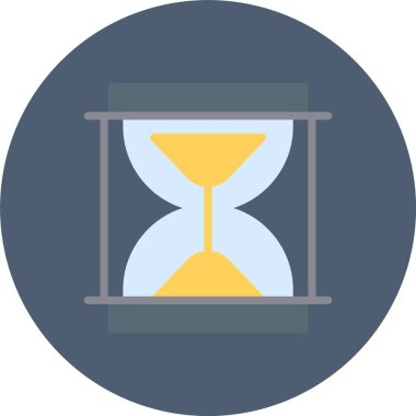 kum saati ikonu vektör illüstrasyonu