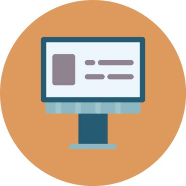 Web simgesi, vektör illüstrasyonu