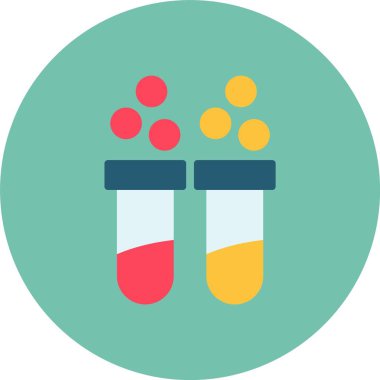 test simgesi vektör illüstrasyonu