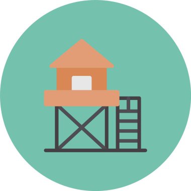 Ahır Vektörü Kabartma Simgesi Tasarımı