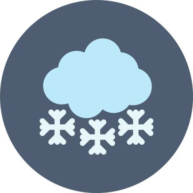 güzel kar tanesi vektör simgesi