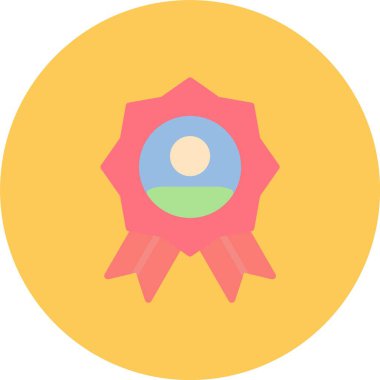 Rozet rozet rozeti simgesi