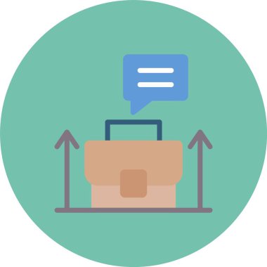 Alışveriş çantasının bir simgesinin vektör çizimi