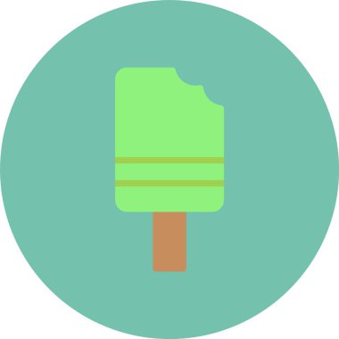 dondurma simgesi, vektör illüstrasyonu