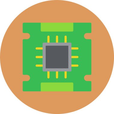 İşlemci Chip. Basit tasarım