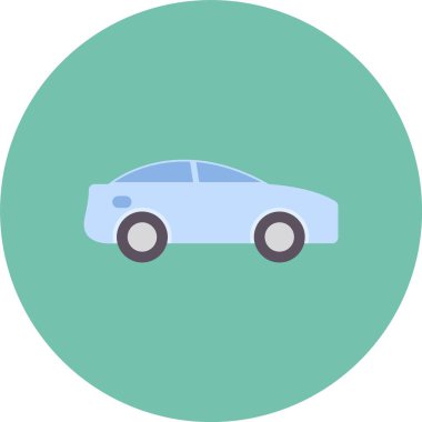 araba simgesi, vektör illüstrasyonu