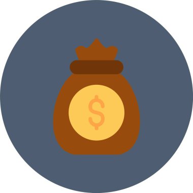 Doları vektör simge işareti simge vektör çizim kişisel ve ticari kullanım için..