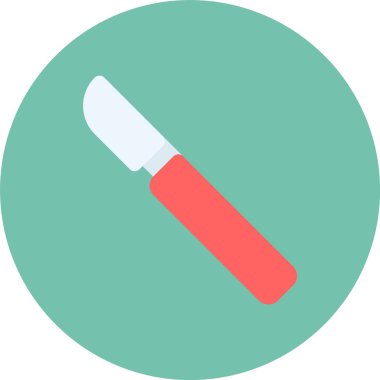 Bıçak. Web simgesi basit illüstrasyon