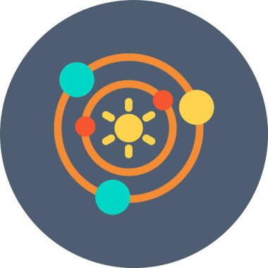 güzel güneş vektör simgesi