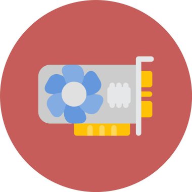 çiçek vektör çember simgesi