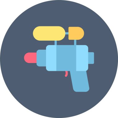 Kişisel ve ticari kullanım için vektör silahı simgesi.