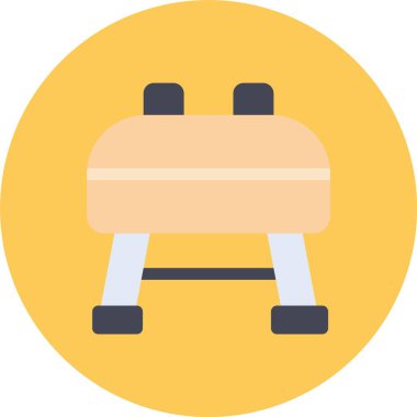 Tek bir izole simgenin vektör illüstrasyonu